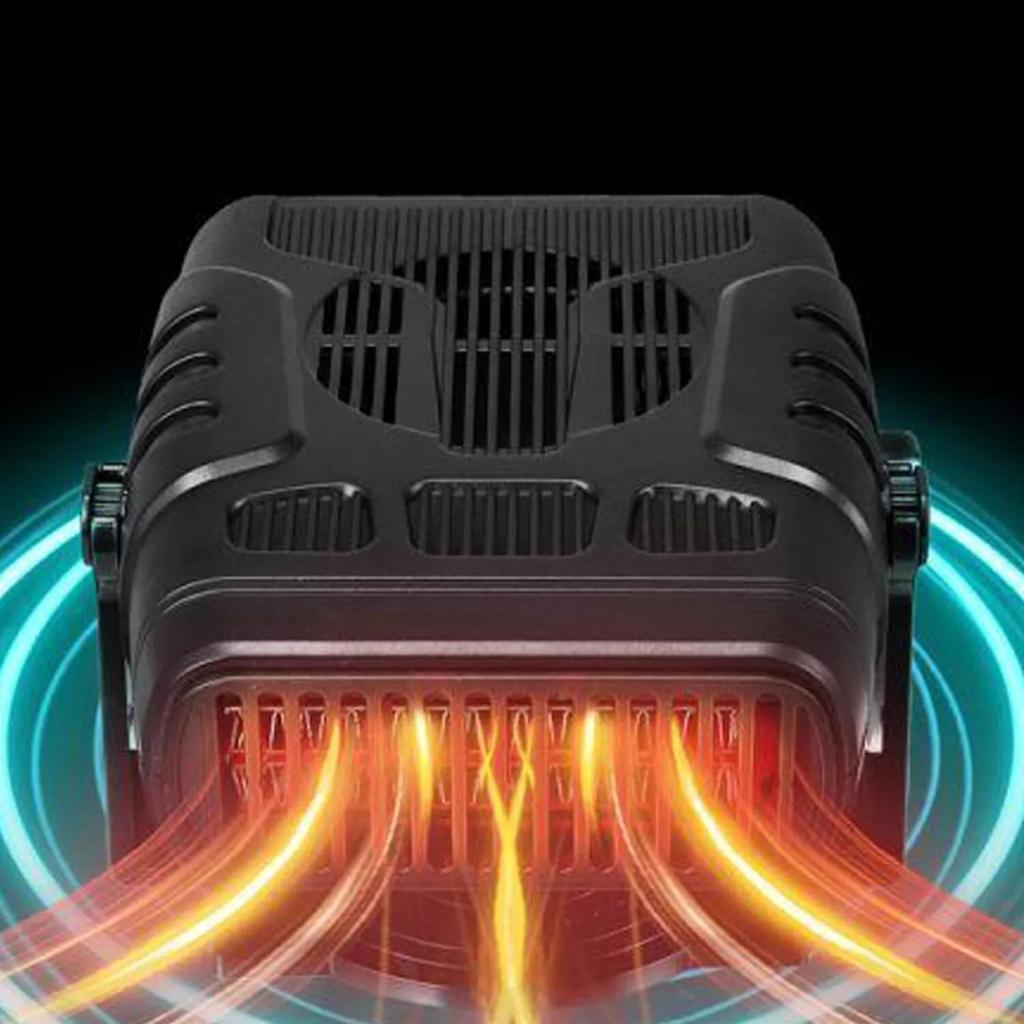 Электрический автомобильный обогреватель, вентилятор воздушного охлаждения 12 В/24 В, портативный демистер, дефростер, нагревательный вентилятор 120 Вт, осушитель, аксессуары для удаления запотевания ветрового стекла