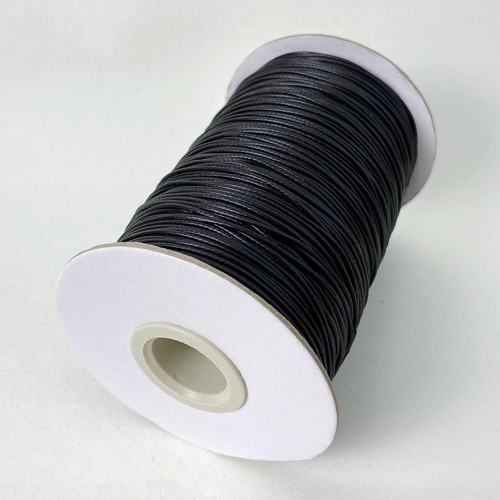 Корейская вощеная веревка 1 мм: Ювелирные изделия и подвеска Ожерелье/Плетеный браслет с ПУ кожей