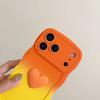 Чехол-браслет с градиентом в виде волны для iPhone 17 Pro Max Air 16 14 15 Plus 12 13 11 X XR XS, ремешок-шнурок, чехол из мягкого ТПУ с рисунком сердца