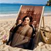 Dame Maggie Smith's Journey Beach Towel, Microfiber Beach Towel, Perfect For Pool, Beach, Travel, Home Decor Beach Party Fan gifts
