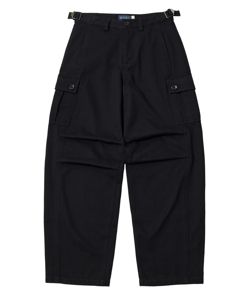 BENDLS Barrel Fit Cargo Pants - Black