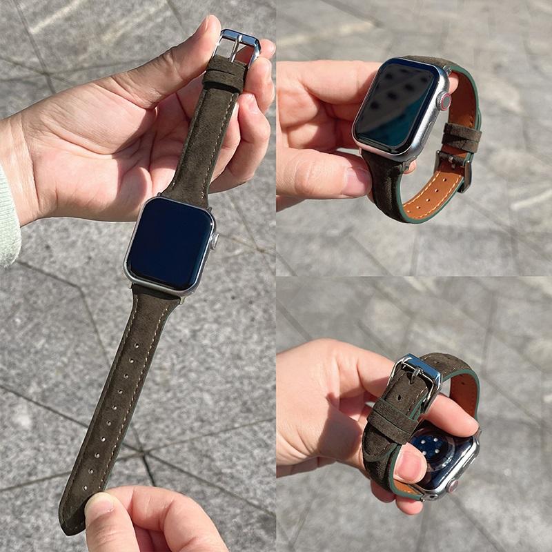 Ремешок для часов Кашемировый ремешок для часов Для Apple Watch Series 9 8 7 6 SE 3 45/44/41 мм Модный Винтажный Ремешок Майяр Браслет IWatch Ultra 49 мм