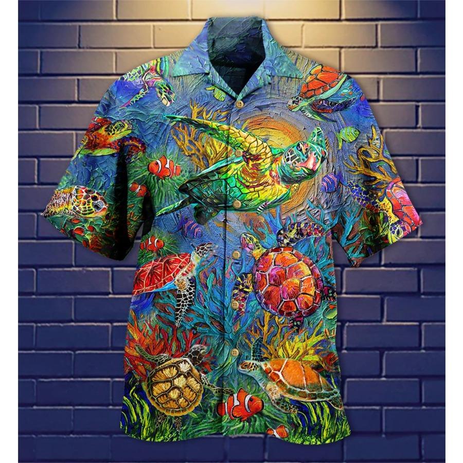 Летняя рубашка с цветочным принтом попугая 3D для мужчин и женщин, модные рубашки, однобортная гавайская блузка с коротким рукавом, мужская одежда