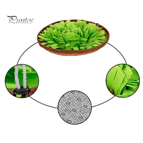 Коврик для обнюхивания собак, складной коврик для медленного кормления, интерактивная игрушка-головоломка, нескользящая игрушка для дрессировки собак