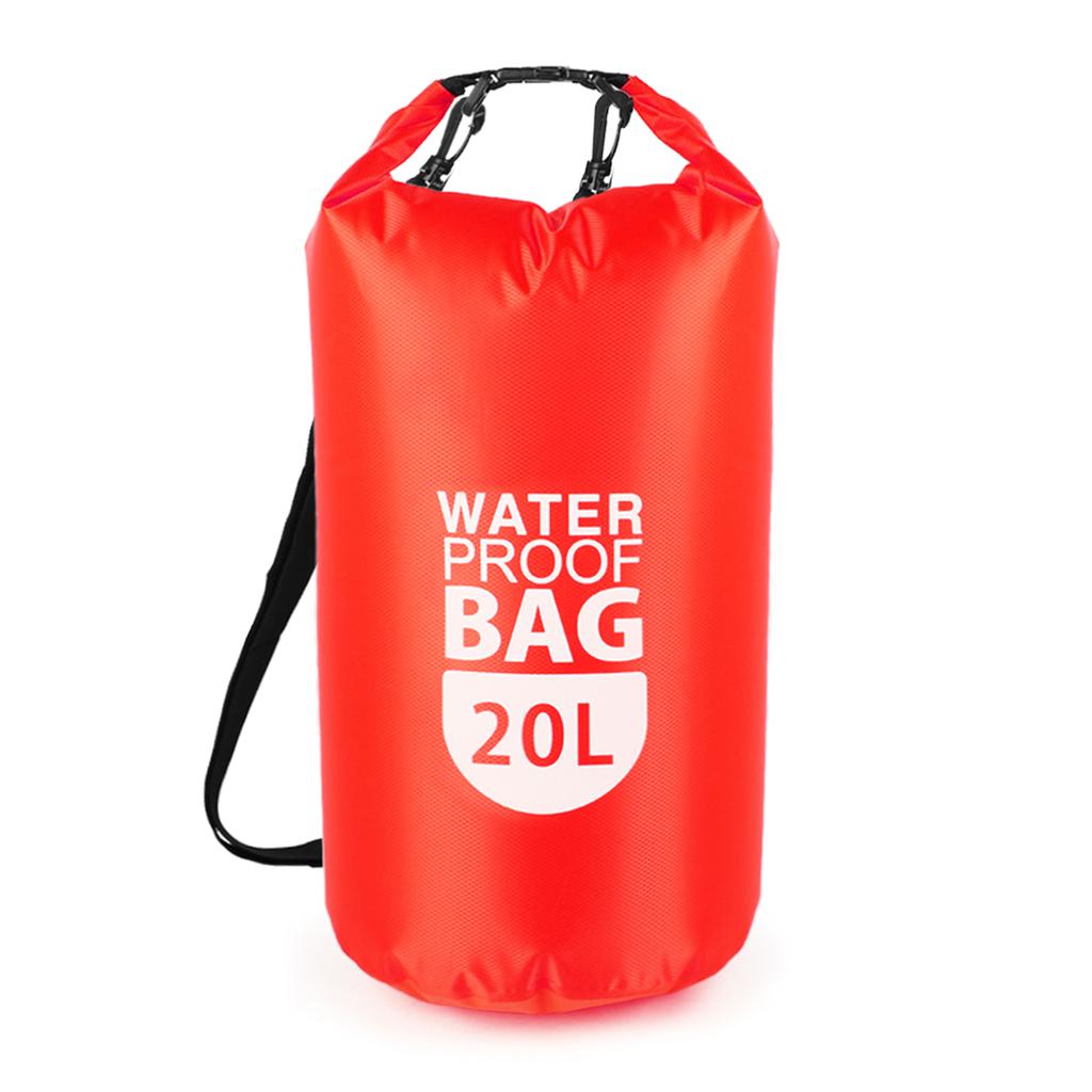PVC Dry Waterproof Floating Bag Roll Top Dry Bag 20L Water Sports Storage Bag Lightweight Dry