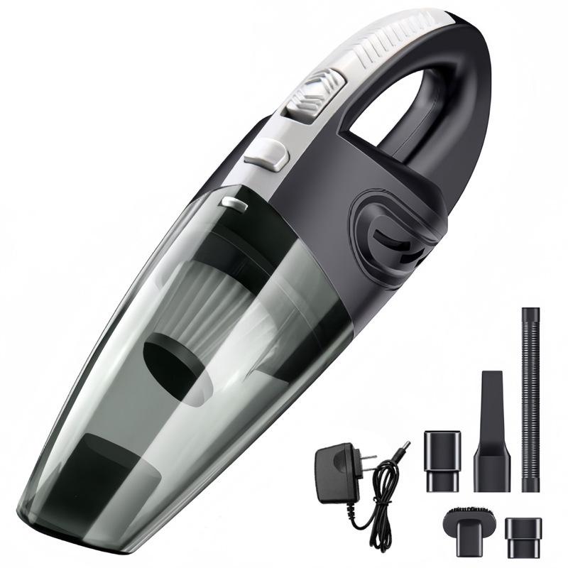 High-Power 120W Wireless Car & Home Vacuum Cleaner, Rechargeable Handheld for Dry & Wet Use