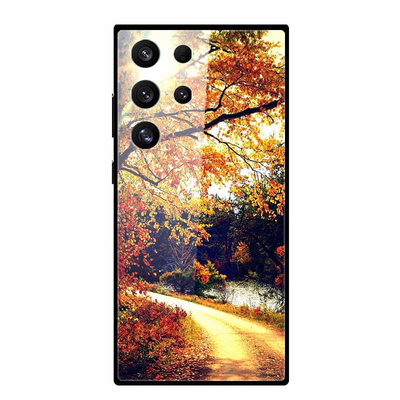 Чехол для Samsung Galaxy S25 Ultra S25Plus Роскошный Закаленное Стекло Жесткая Задняя Крышка для Galaxy S24Ultra 5G Чехлы для Телефона Fundas S 25
