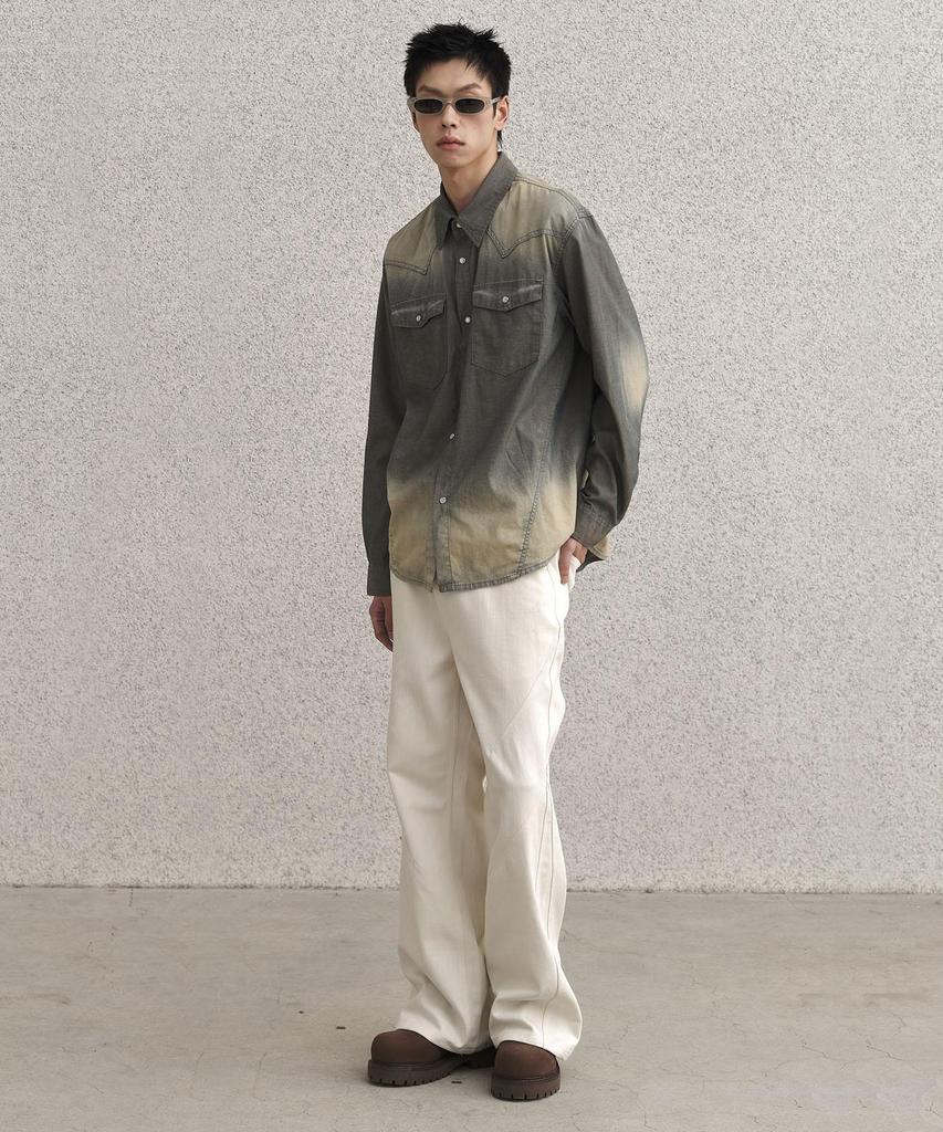 SENTAIR Lapis Western Denim Shirt_D1