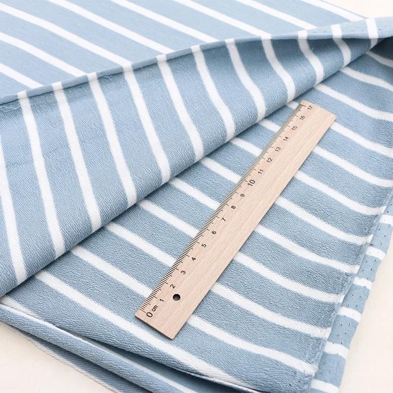 100x170 см Мягкий маленький букле хлопок французский трикотаж Чистый хлопок Пушистая полосатая ткань DIY Шитье Толстовки Брюки Пальто Ручная работа Telas