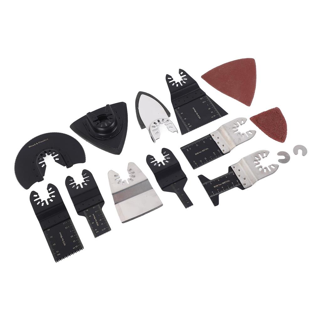 98 шт. Осциллирующие пильные полотна из высокоуглеродистой стали, простая установка, универсальный многофункциональный инструмент с быстрым снятием