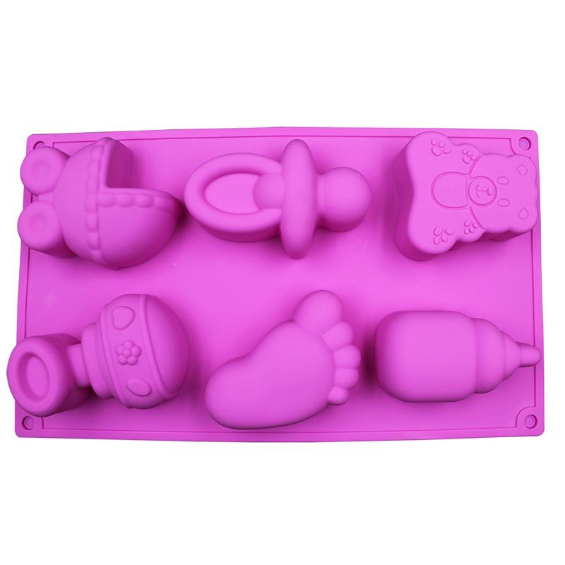 Силиконовая форма «сделай сам», желейный пудинг, шоколадный торт, детская машина, бутылка с медведем, инструменты для украшения выпечки