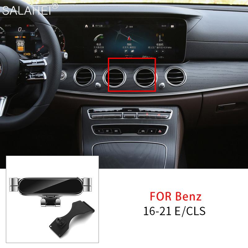 Gravity Car Mobile Phone Holder For Mercedes Benz E-CLASS W213 Coupe C238 CLS C257 Air Vent Mount GPS Stand For iPhone Huawei