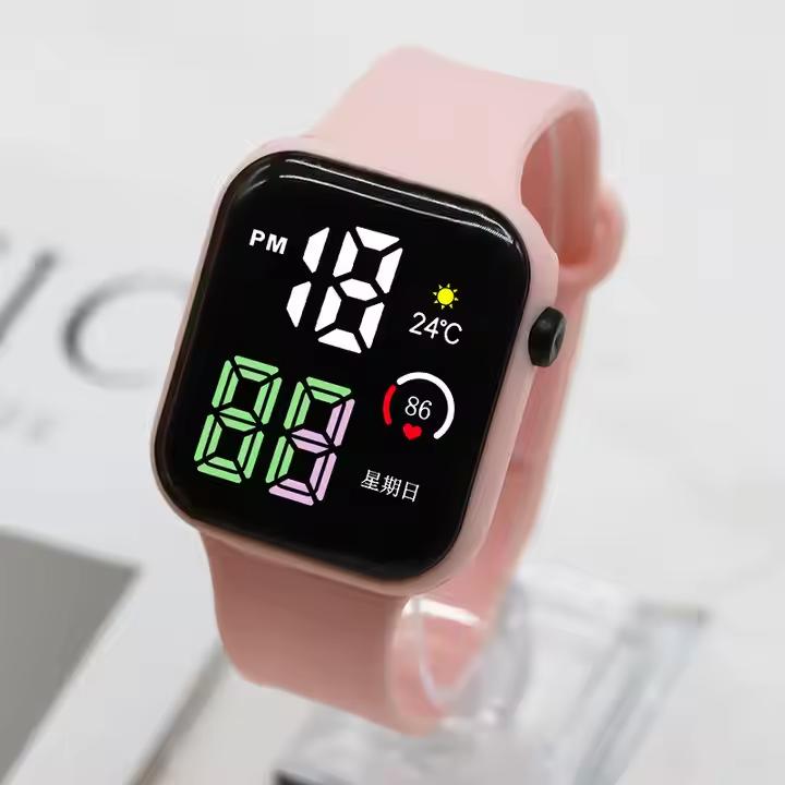 Best Selling Women Men Luxury Sports Customize Logo Cute Cartoon Kids Watches LED Bracelet Boys Girls Led Digital Watches