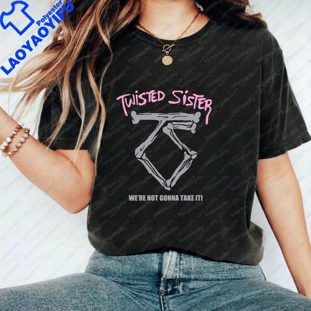 Twisted Sister - Classic Pop Music Band Trendy, Versatile, Suitable for Both Unisex and WoUnisex, Round-neck T-Shirt