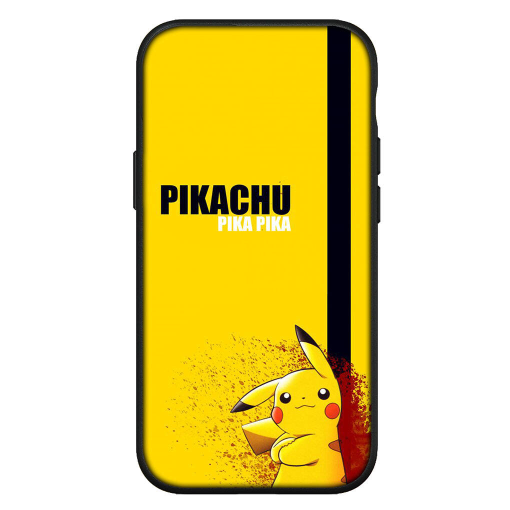 Чехол для iPhone 17 16 15 Xiaomi Poco Redmi Note 14 13 12 11 Pro Max Samsung Galaxy S25 S24 S23 OPPO Huawei Аниме Pokemon GO Пикачу Милый Чехол для Телефона