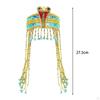 Египетский головной убор, повязка на голову из бисера, стильное платье, аксессуары для костюма с короной для темы
