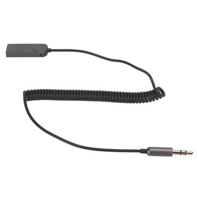 Bluetooth Aux Адаптер Кабель Hi-Fi Стерео Поддержка Звонков в Режиме Свободные Руки Спиральный 3,5 мм Автомобильный Беспроводной Приемник
