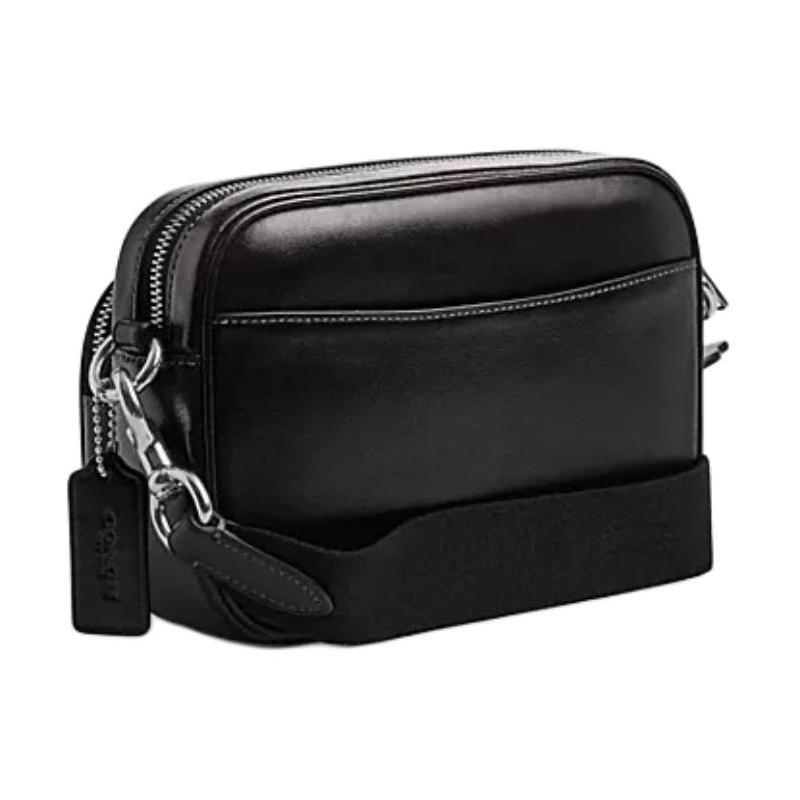 COACH FINLAY 21 Removable Shoulder Strap Calfskin Crossbody Bag Small Women's Black