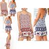 Elegant Women Summer Sleeveless Spaghetti Strap Evening Cocktail Beach Mini Dress