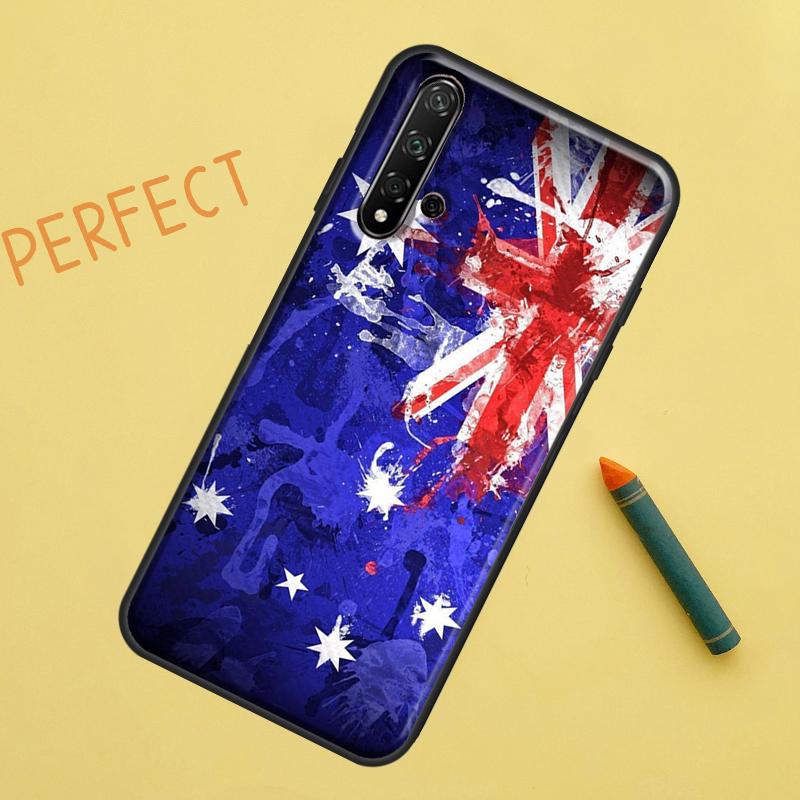 Australia Flag For Huawei Nova 12s 11i 7i 8i 12i Y73 Y70 Y90 Y60 Y72 Y61 Y91 9 10 SE P40 Lite P30 Pro Case