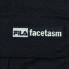 Fila Fusion X Facetasm Color Block Свободные вязаные брюки-джоггеры со средней посадкой и ретро-манжетами Мужские брюки Черный T11M417801F-BK