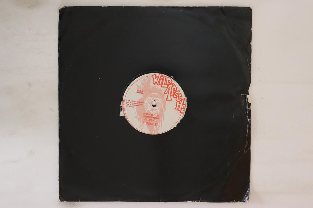 12inch Record SUPER CAT  Tun It Over  Dan Dadda WAD035 WILD APACHE 1991 Jamaica Reggae Ska  Dub Used
