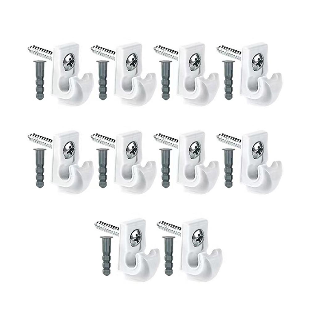10pcs Ceiling Hooks Screw In Hooks Flower Hanging Hook Heavy Duty Hooks Simple To Use for Secure & Stable Installation