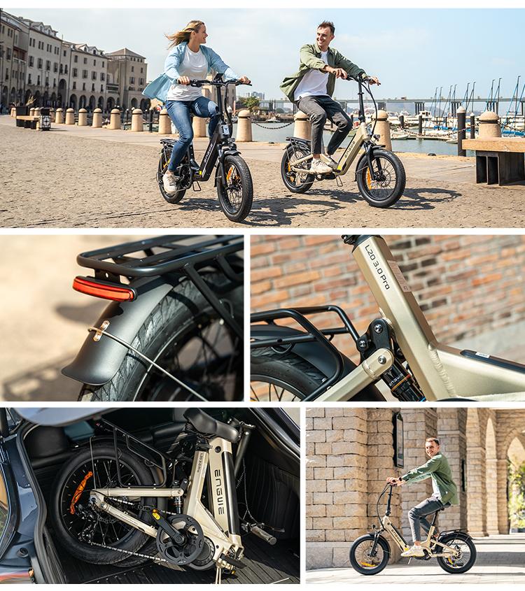 ENGWE L20 3.0 Pro electric bike, mid-speed motor, Gold