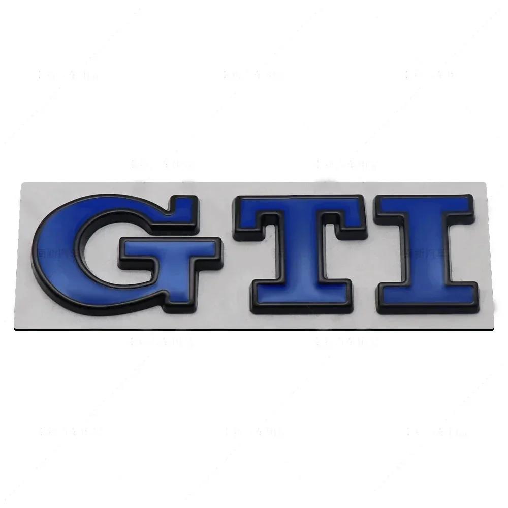 W123Metal Car Femder Side Emblem Rear Trunk Badge Sticker for Volkswagen VW GTI Logo Golf 5 7 JETTA MK4 PASSAT Polo SCIROCCO T-ROC