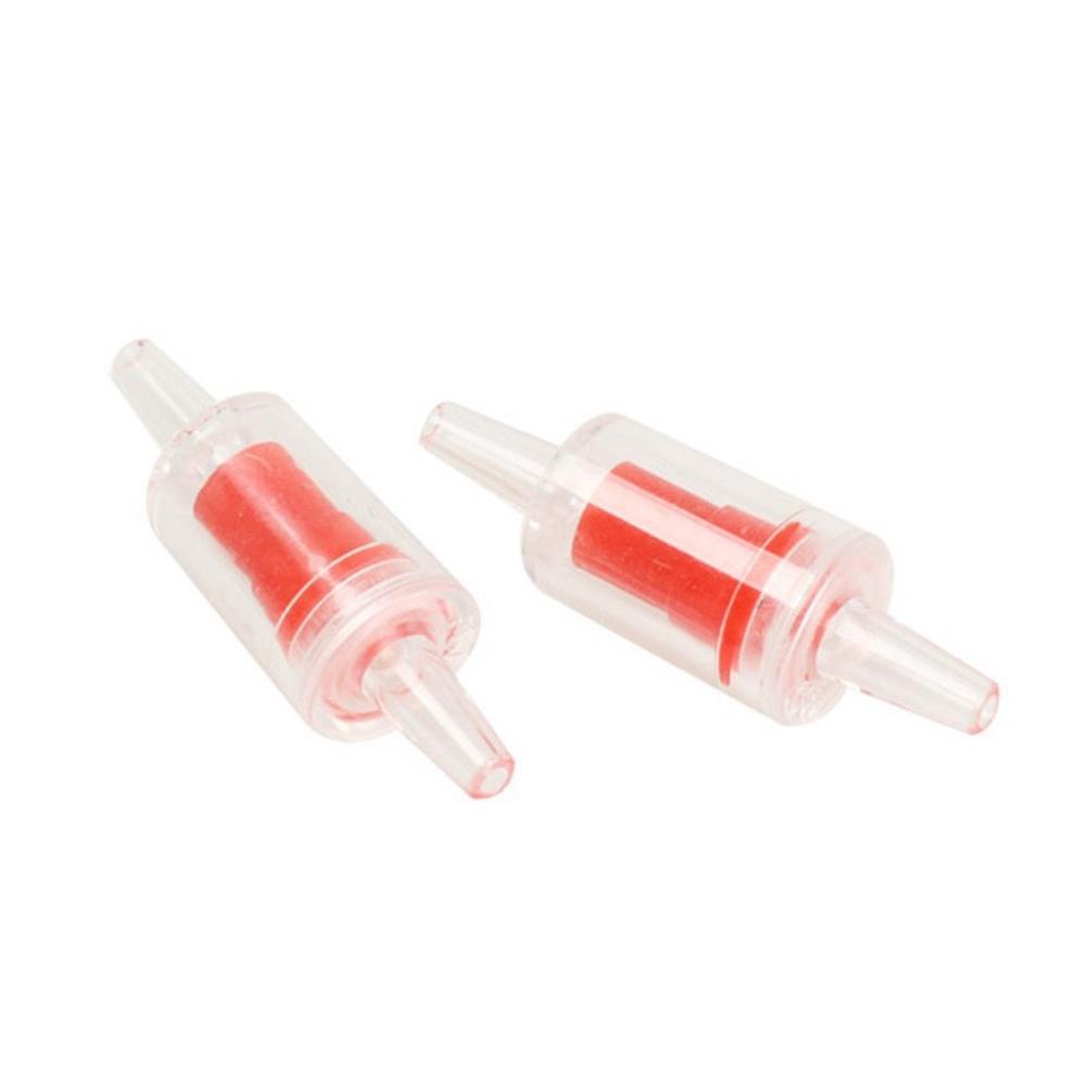 5 PCS Durable Black Red Fish Tank Aquarium Check Valve Co2 System Air Pump One Way Non-Return