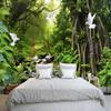 3d Wallpaper Modern Nature Landscape Green Forest Mural Wall Papers Living Room Bedroom Background Wall Mural