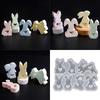Силиконовые формы для изготовления свечей, форма пасхального кролика, материалы для ручной работы, силиконовая текстура для поделок и украшения дома