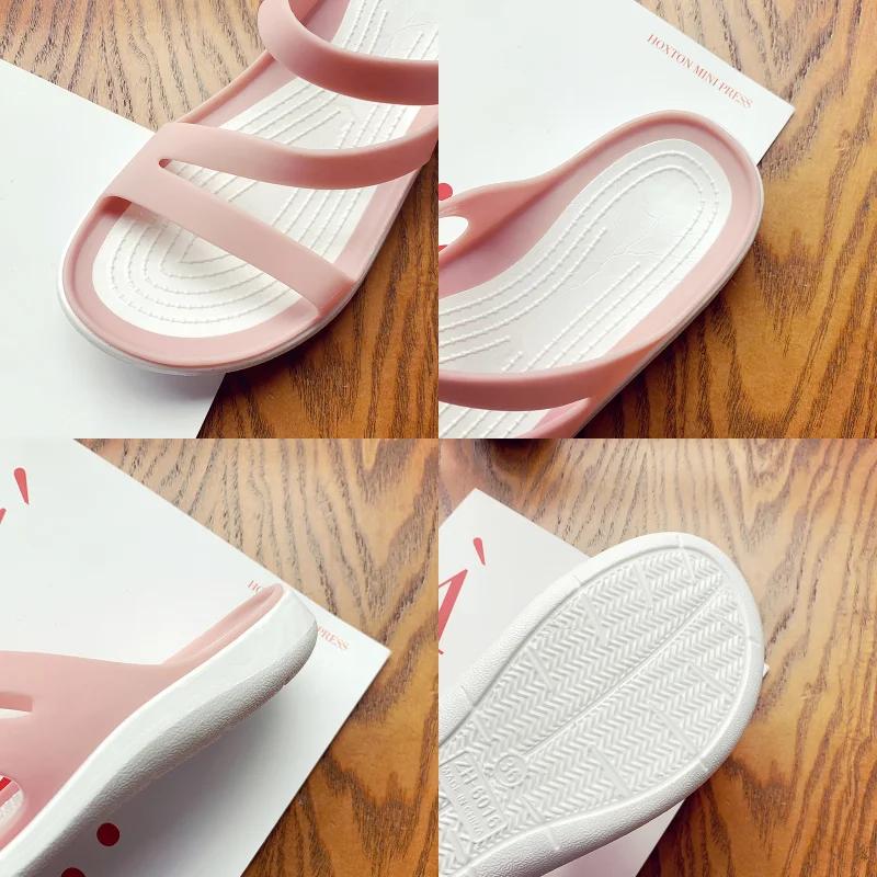 Maogu 2024 Black Slides Casual Beach Outdoot Female Ladies Jelly Shoes Women Summer Slippers Platform Flat Peep Toe Sandals 40