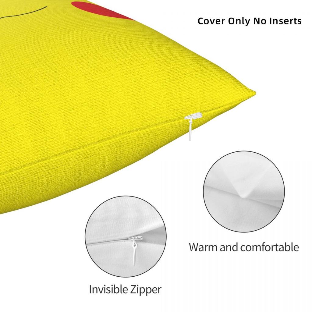 Pikachus Printed Pillowcase Cushion Cover Pillow Covers Y2K Home Decor Square Multi-Size