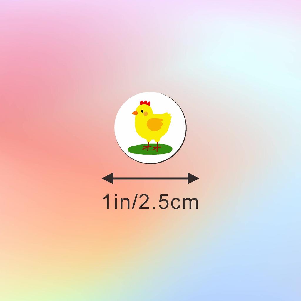 500 Stickers/roll, Cartoon, Cute Chick, Stickers, Children's Reward Encouragement Stickers, Creative, Decorative Sealing Stickers