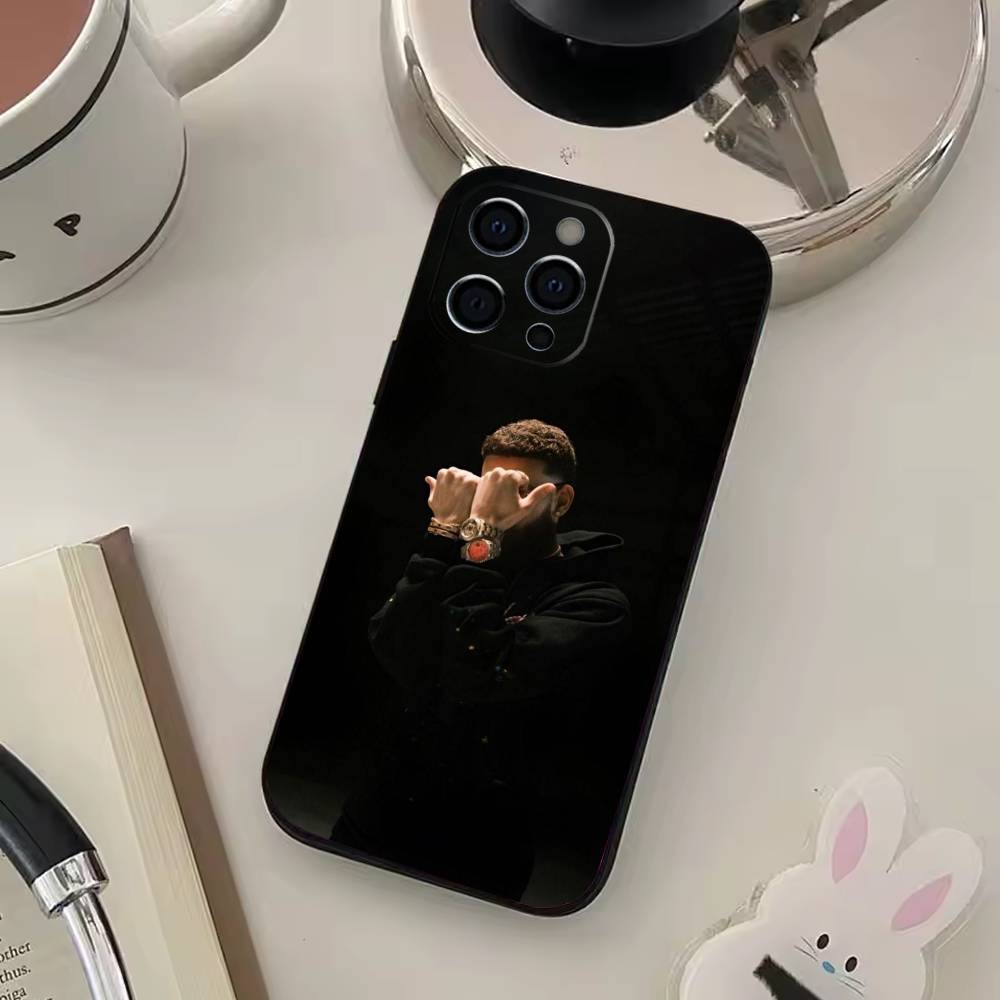 Rapper H-Hades 66 Phone Case For IPhone 17,16,15,14,13,12,11,Plus,Pro,Max,Plus,XS,soft case Black silicone
