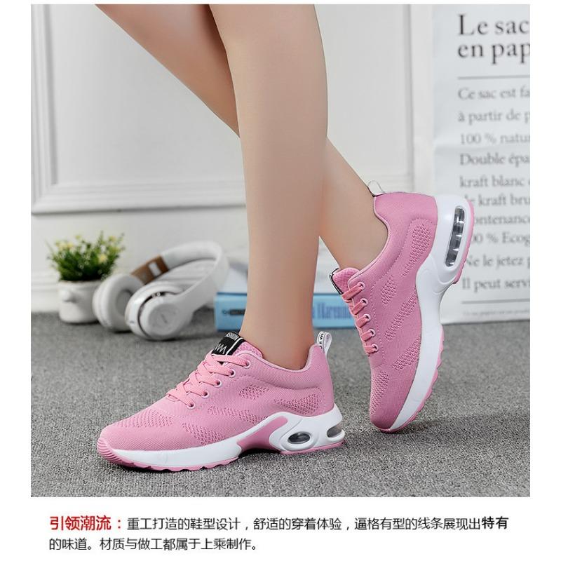 Big Size Women's Shoes Ladies Sports Fashion Casual Breathable Low Top Solid Color Running Shoes