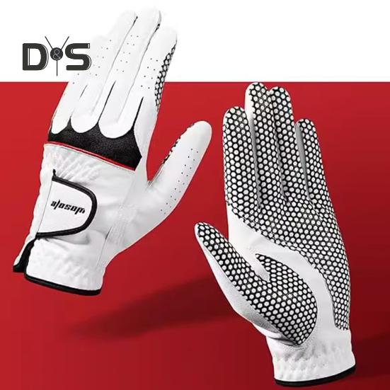 Перчатки для гольфа мужские, для левой руки, нескользящие, быстросохнущие, вентилируемые, износостойкие перчатки для гольфа для любых погодных условий