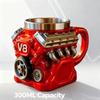 With Handle Engine Coffee Mug Retro Insulation Car Mug Gifts for Men and Boys