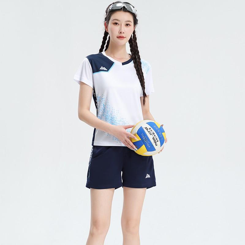 Quick-Dry Volleyball Training Jersey Set Men Women - Breathable Bamboo Fiber Sportswear Indoor Team Games