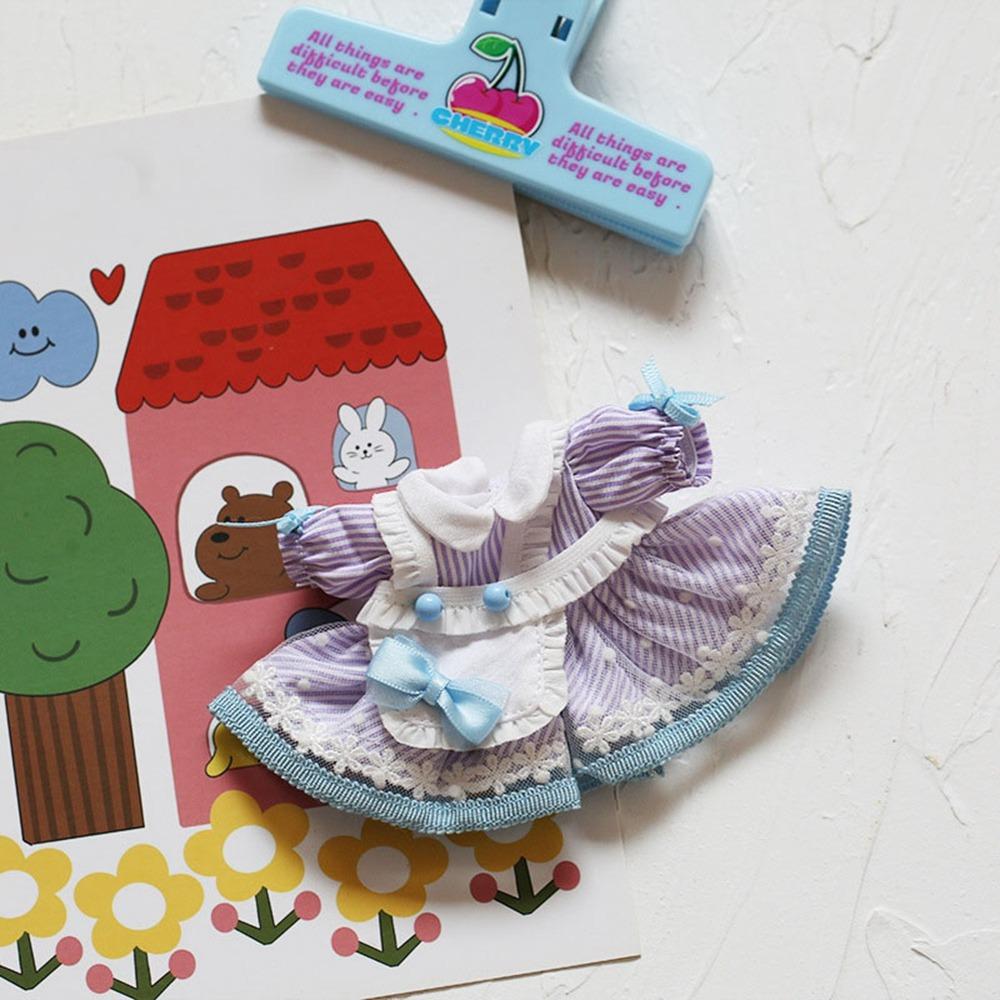 Кукла ручной работы Прекрасная одежда Милые модные платья Юбка Платье принцессы Для 10-сантиметровой хлопковой куклы