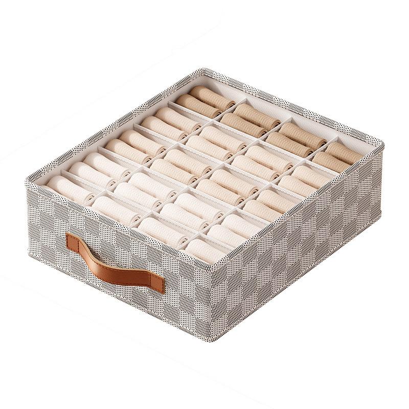 Ящик для хранения нижнего белья с шахматным узором Ящик для хранения носков Многофункциональный ящик для хранения одежды