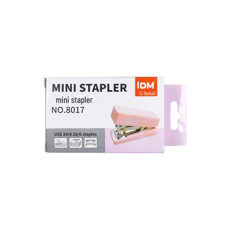 Макарон Но. Мини-степлер - Портативный, для офиса и студентов