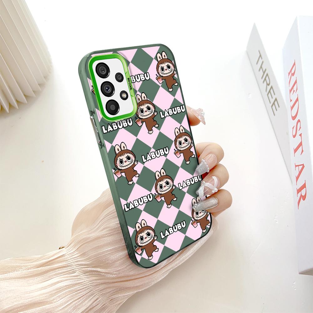 Окрашенный узор, цветной серебристый, двухсторонний, жесткий, противоударный чехол для телефона Samsung