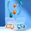 1 Pair Silicone Corded Ear Plug Waterproof Waterproof Earplug Safe Swimming Earplugs  Adults Kids