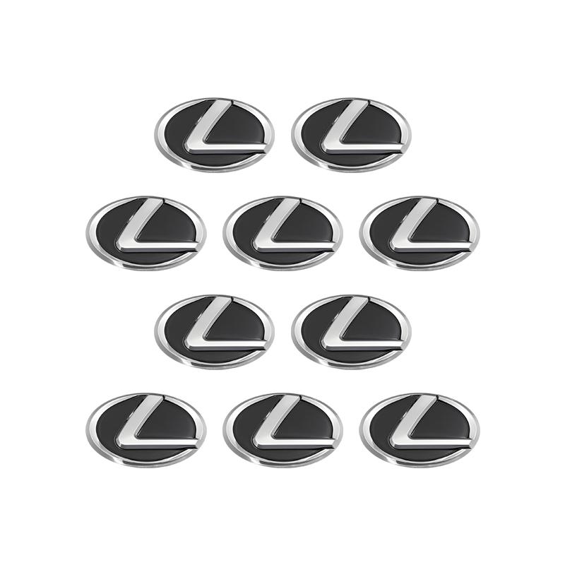 AFS1 Car Remote Key Emblem Sticker Aluminum Keys Decoration Decal For Lexus F SPORT ES RX NX LS UX LM LX GX LC RZ IS CT GS RC HS SC