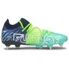 Puma Future Z 1.2 Круглый носок Шнуровка SG Мягкий грунт Натуральная трава Футбольные бутсы Мужские Футбольные бутсы Зеленый Синий 106479-03