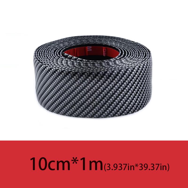 Наклейка на порог автомобиля, устойчивая к царапинам, защитная полоса из углеродного волокна, устойчивая к царапинам, накладка на кромку двери, пленка для бампера автомобиля