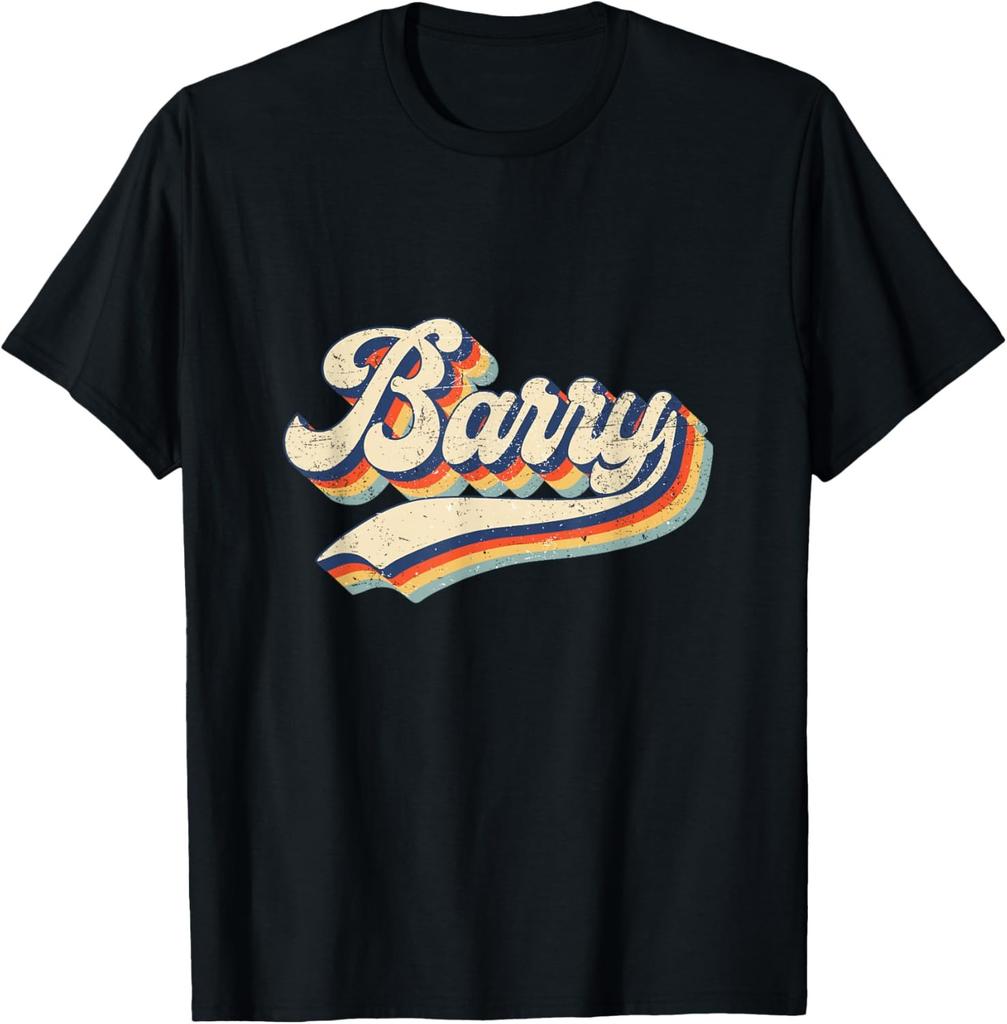 I Love Barry First Name Barry Vintage T-Shirt