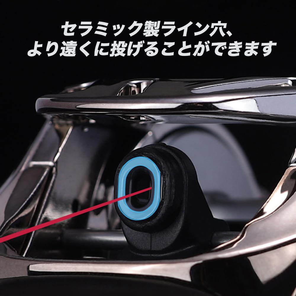 VISPREA Катушка для приманки Легкая катушка с глубоким желобком Функция сигнализации для начинающих Максимальное сопротивление 6 кг Передаточное отношение Алюминиевая шпуля Морская рыбалка Пресная вода